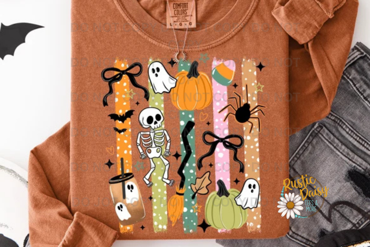 Colorful Halloween Stripes