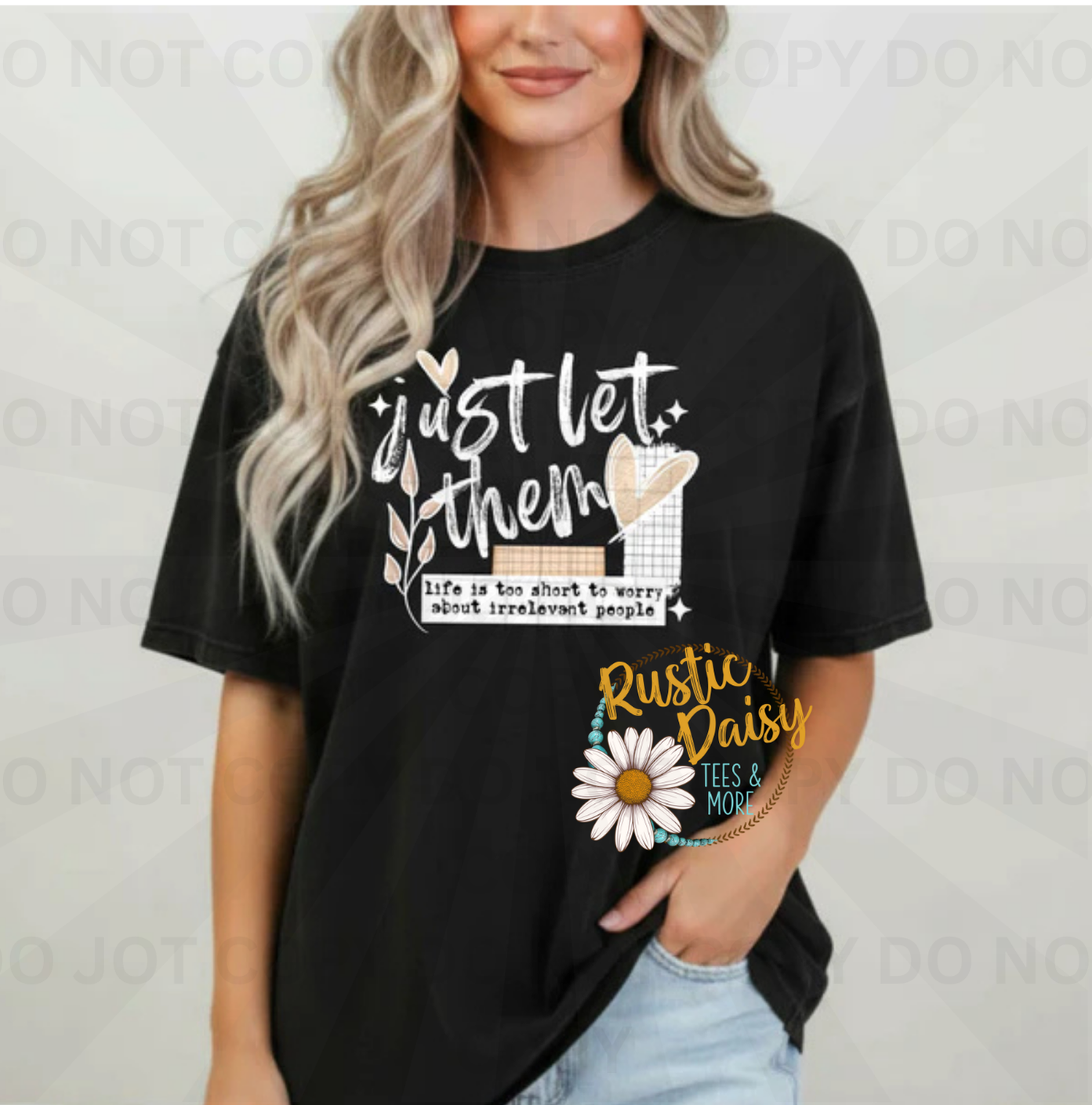 Just let them text with hearts and checkered pattern