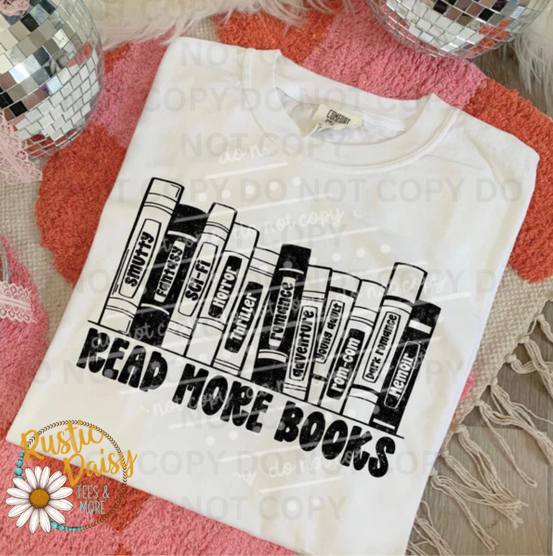 Read More Books (Black) Sweatshirt