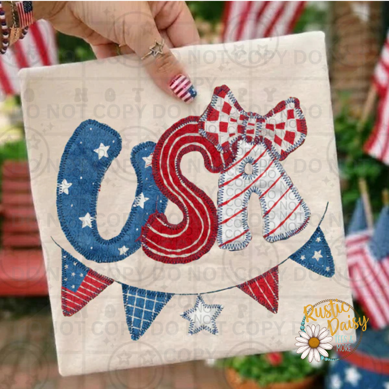 USA Bow & Garland