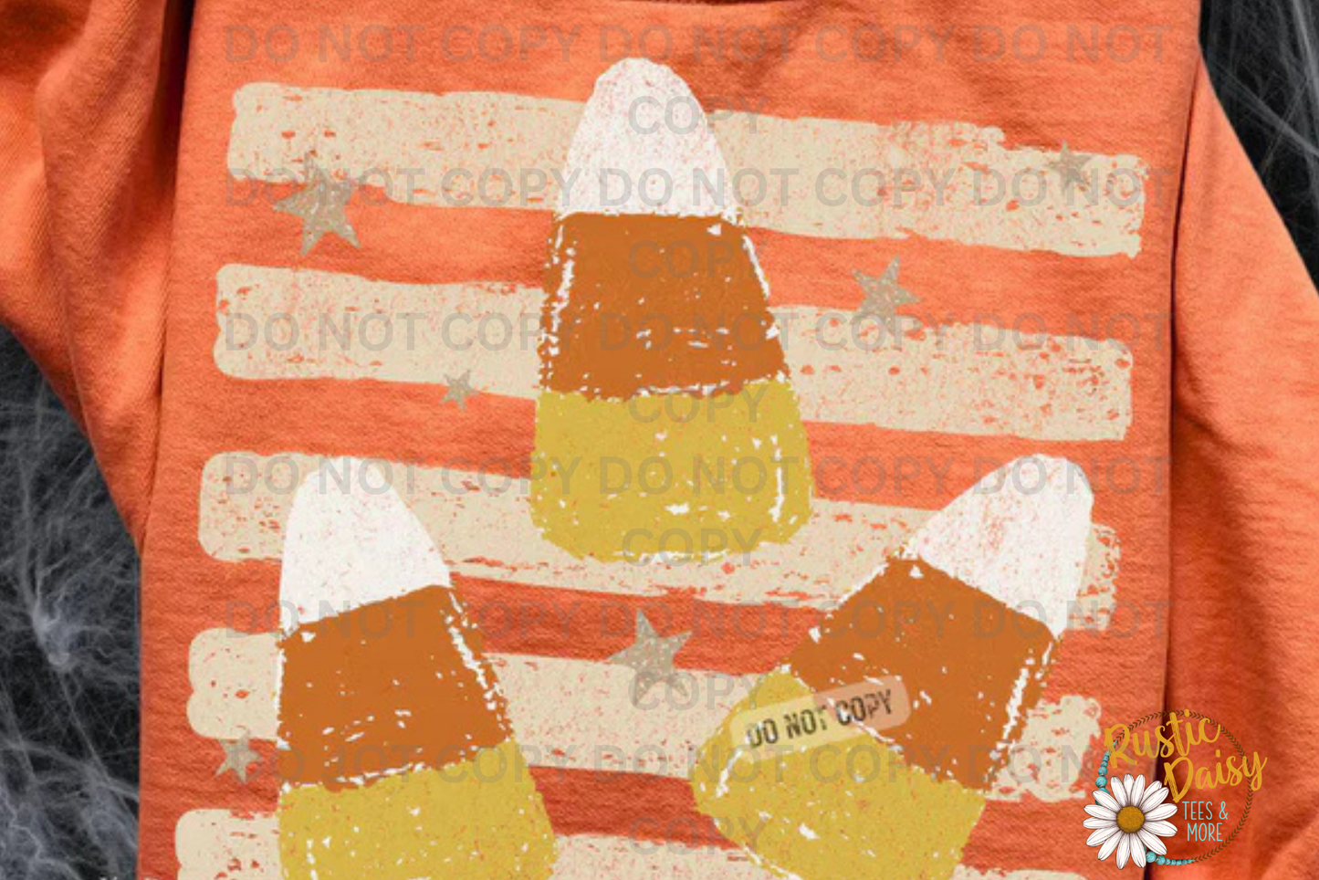 Candy Corn Trio Cream Stripes