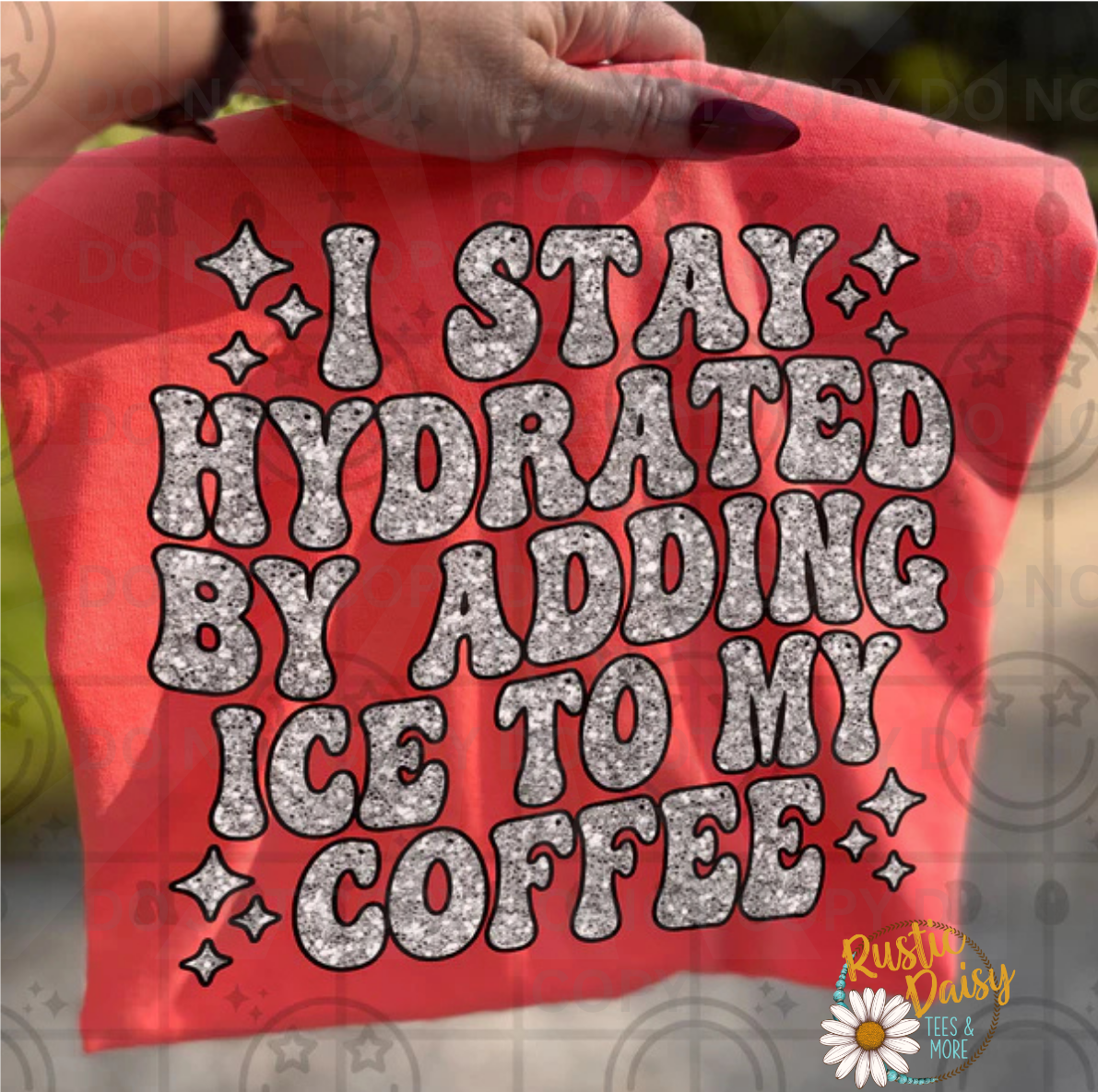 I Stay Hydrated By Adding Ice To My Coffee