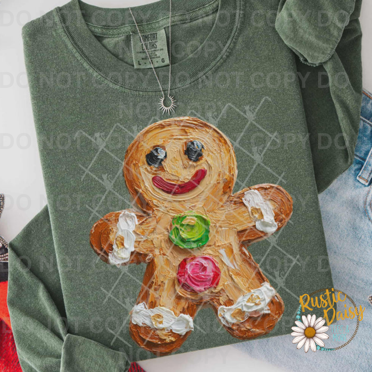 Faux Painted Gingerbread