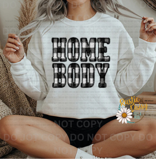 Homebody Black Plaid