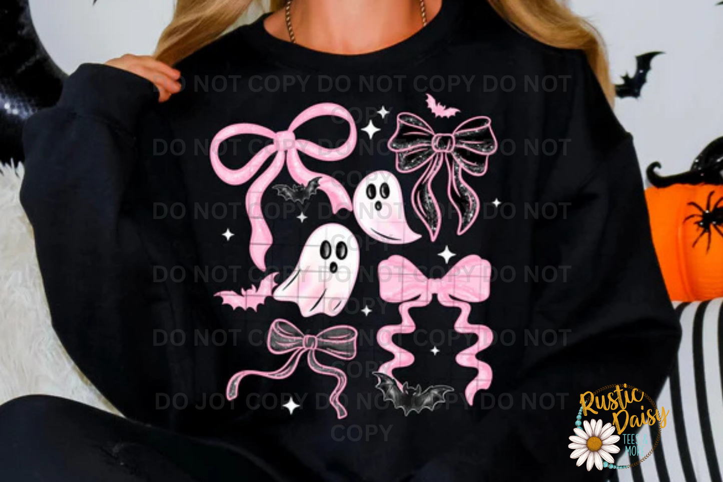 Bow & Ghost Collage (Purple)