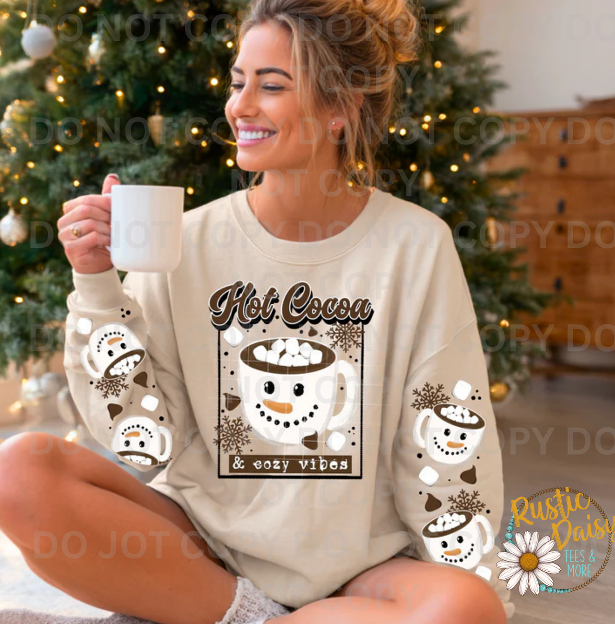 Hot Cocoa Snowman Mug