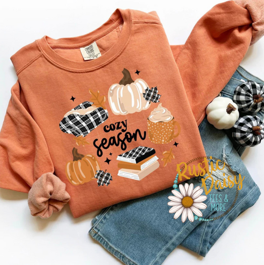 Cozy Season Books & Pumpkins