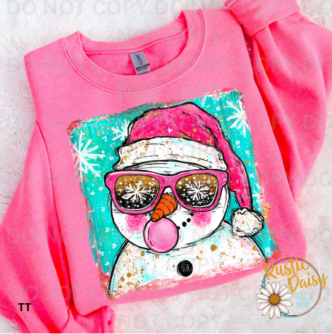 Preppy Snowman Bubblegum