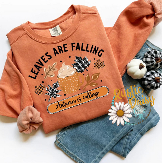 Leaves Are Falling Patterned Leaves