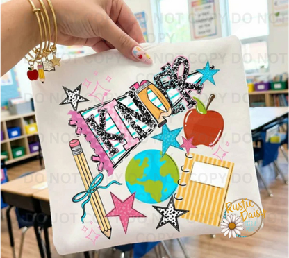 Back To School Pennant Grades Pre K- 5th