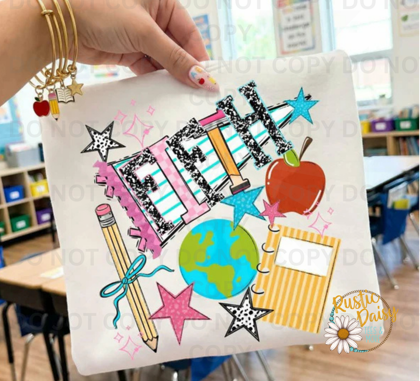 Back To School Pennant Grades Pre K- 5th