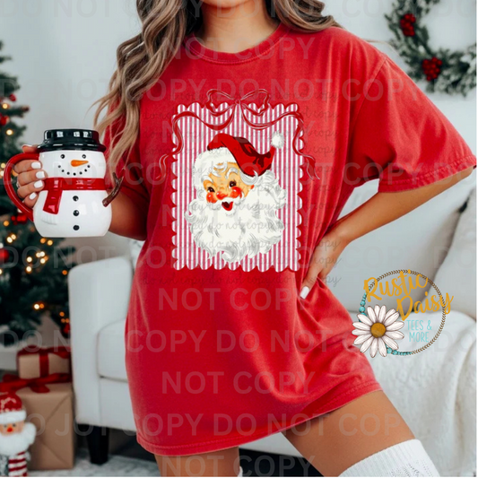 Red Santa Striped