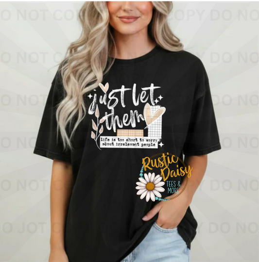 Just let them text with hearts and checkered pattern