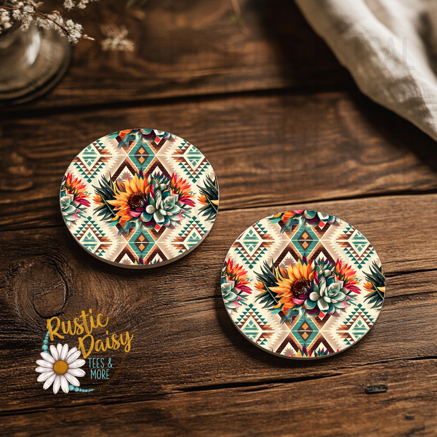 Ceramic Car Coasters