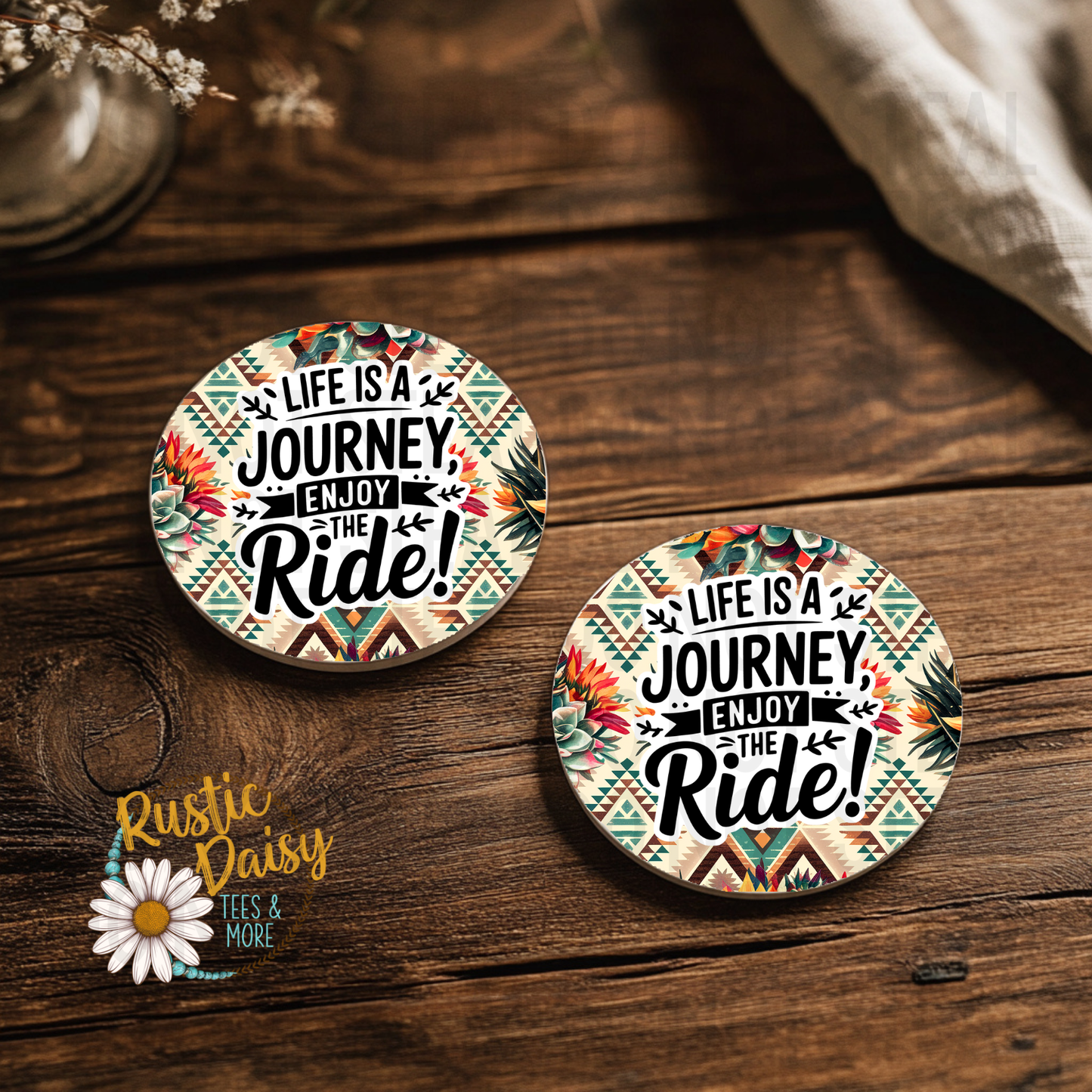 Ceramic Car Coasters