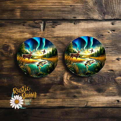 Ceramic Car Coasters