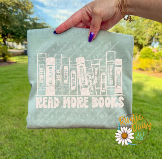 Read More Books (White) Sweatshirt