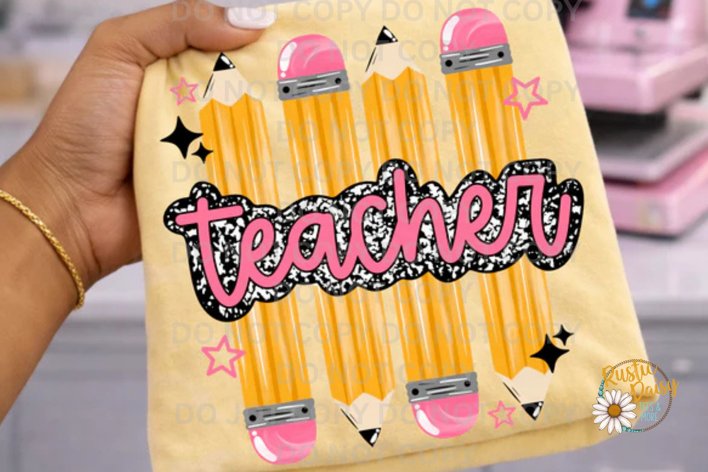 Teacher Vertical Pencils