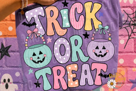 Trick or Treat Pastel Buckets