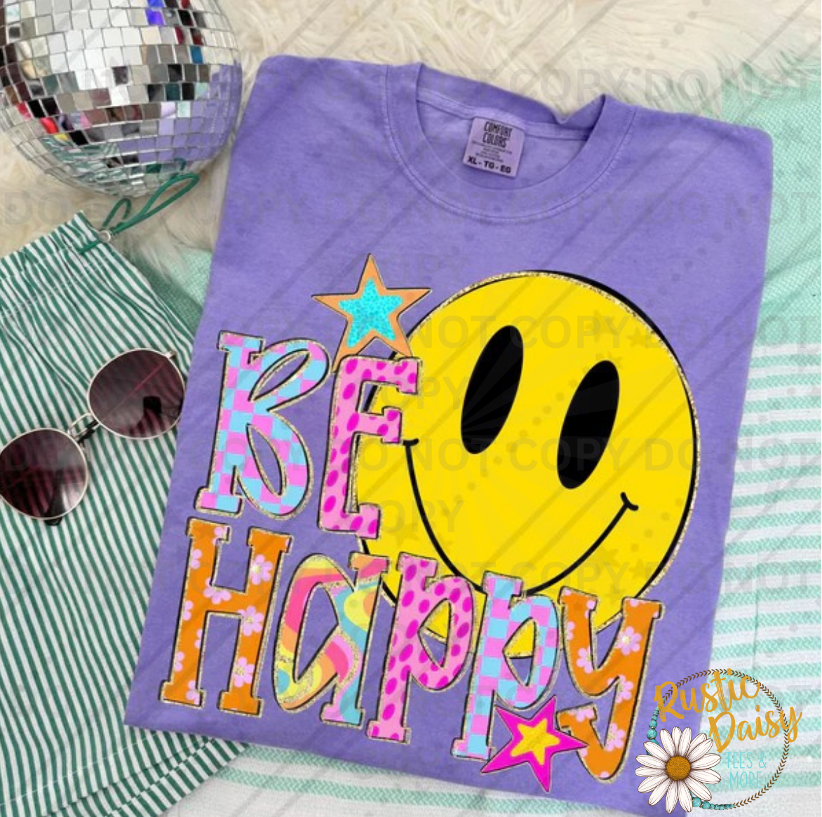 Be Happy Smiley Face