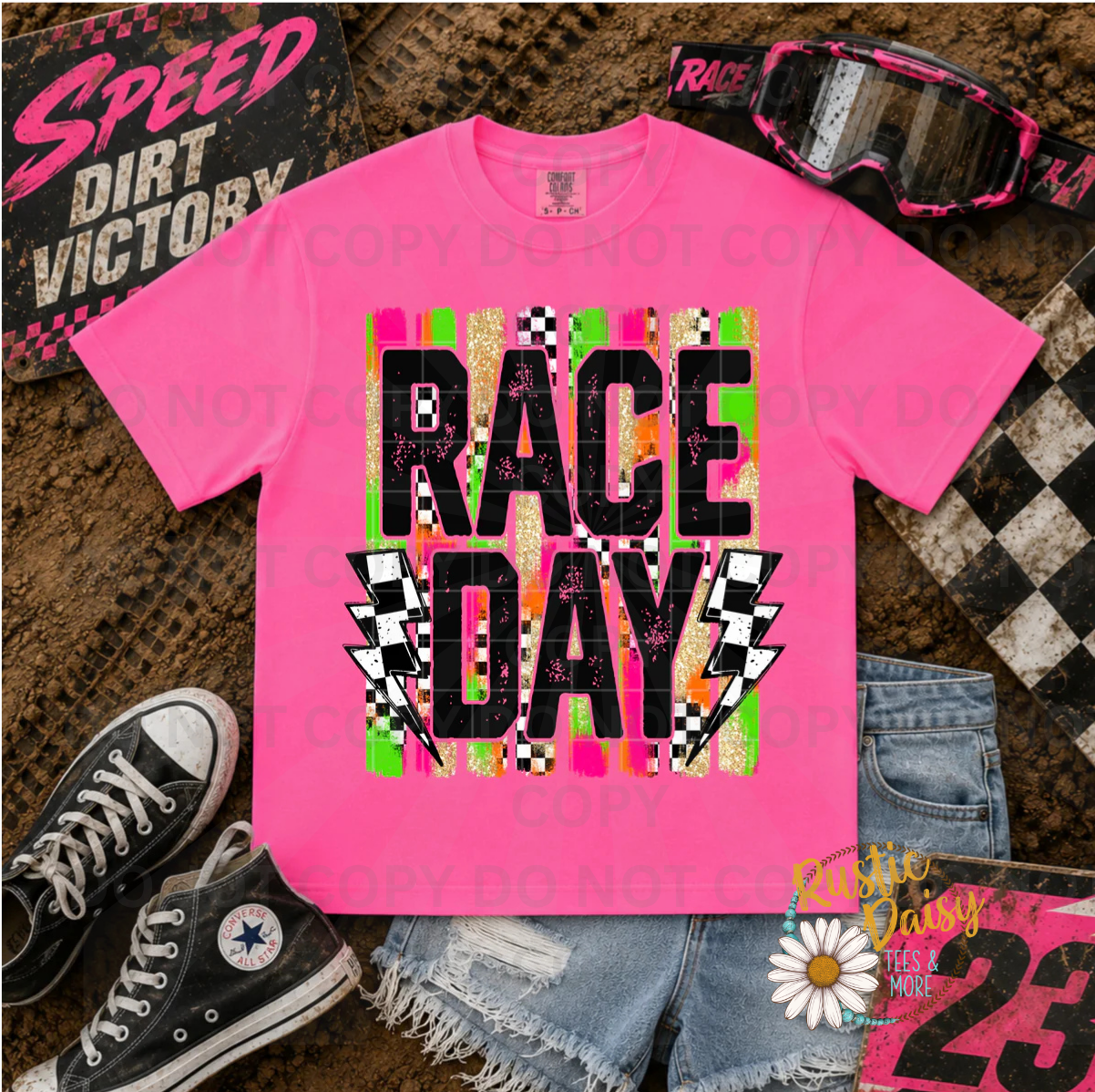 Race Day Brushstrokes