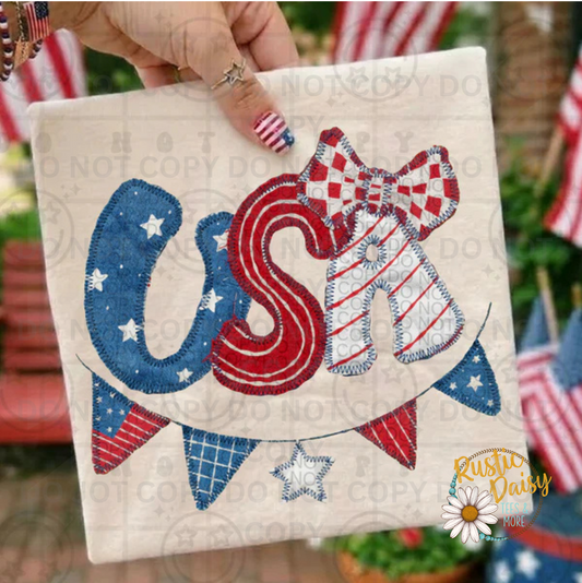 USA Bow & Garland