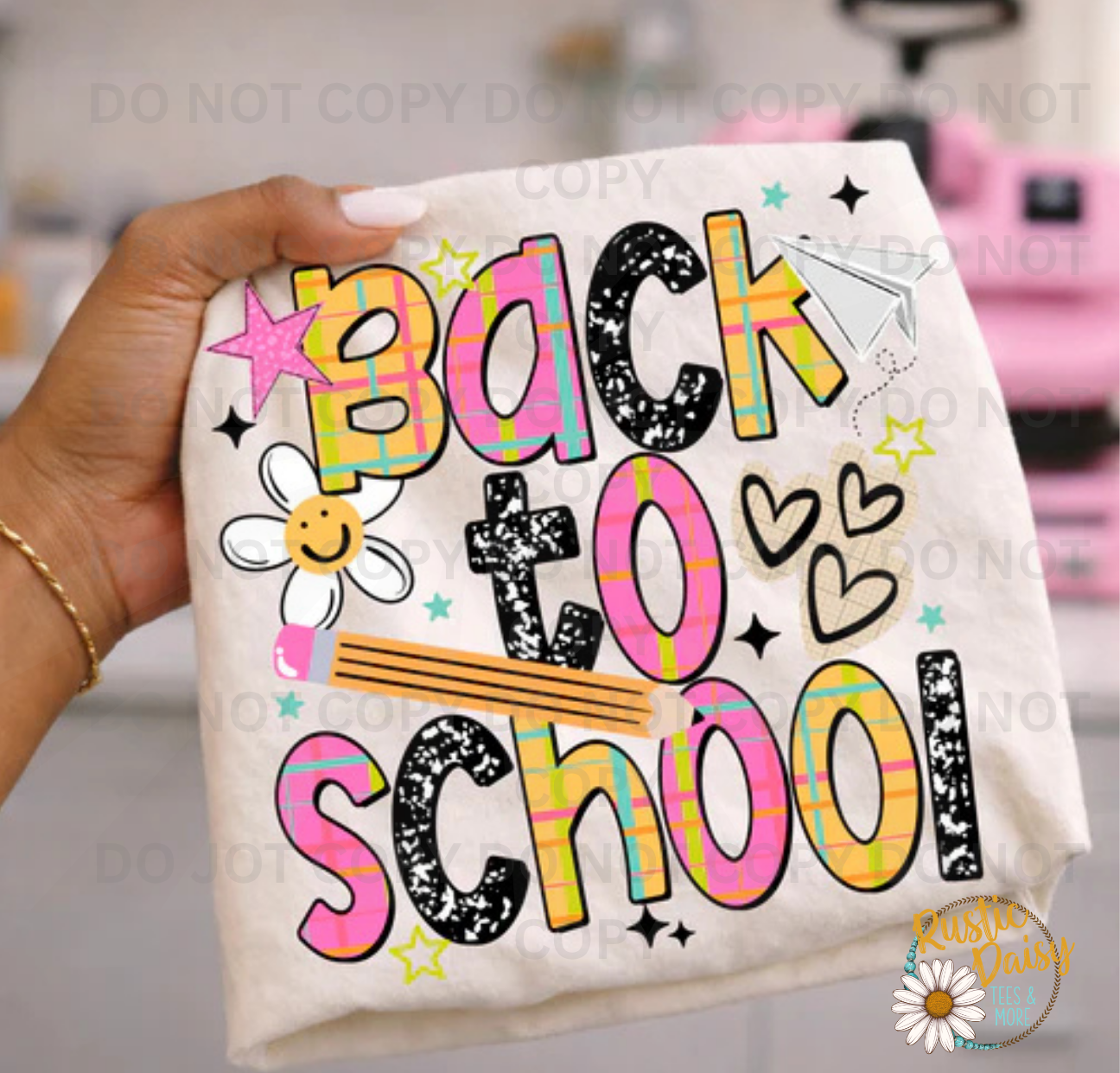 Back To School ( Pink)