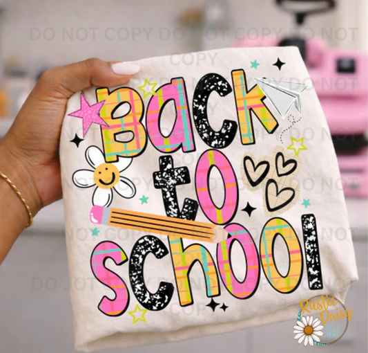 Back To School ( Pink)