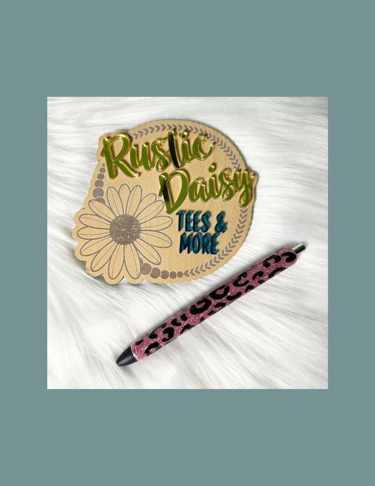 Pink Leopard InkJoy Gel Pen