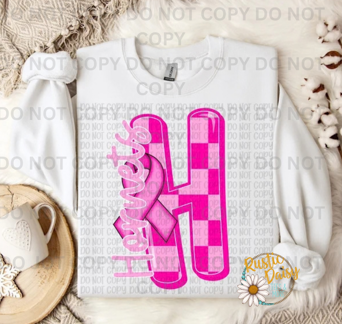 Hornets Checker Breast Cancer Mascot