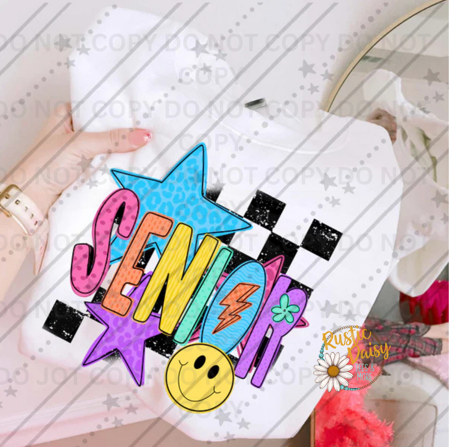 Senior Stars & Happy Face
