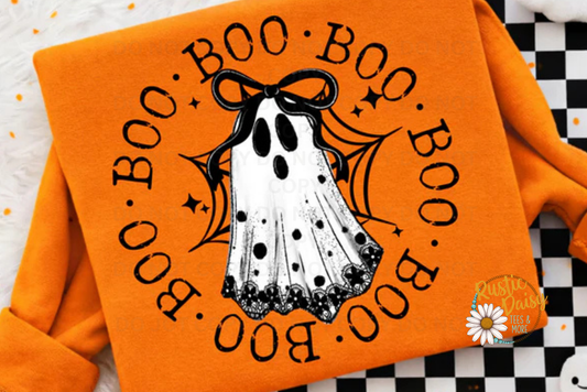 Boo Lace Ghost Circle (Black)