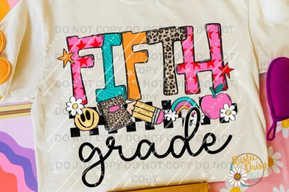 Rainbow & Pink Apple (Grades Pre-K-6th)