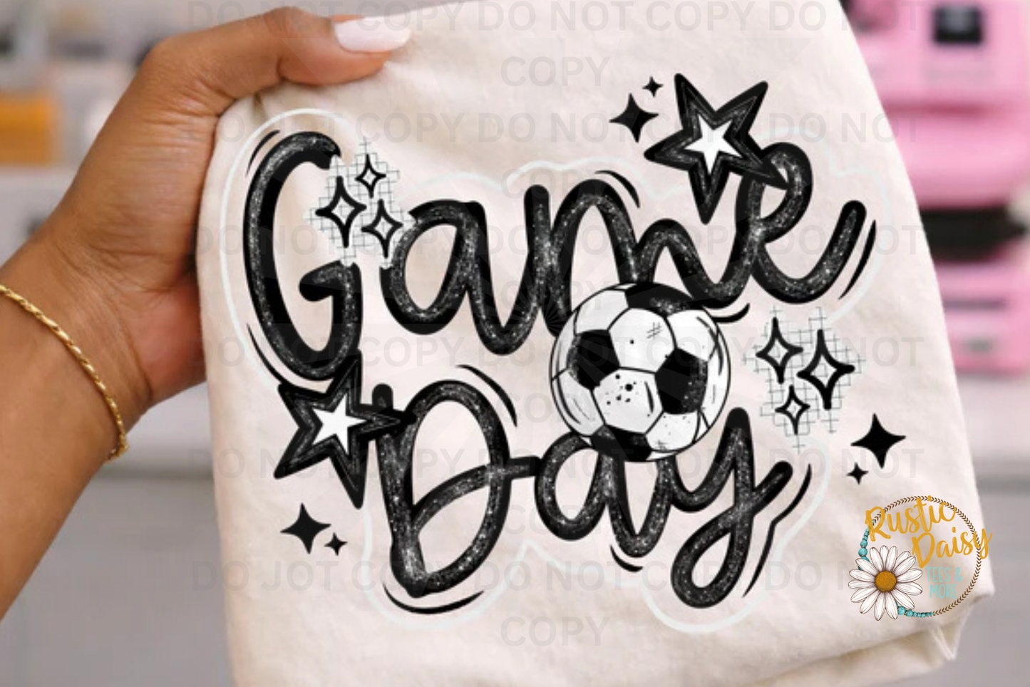 Game Day Cursive Soccer