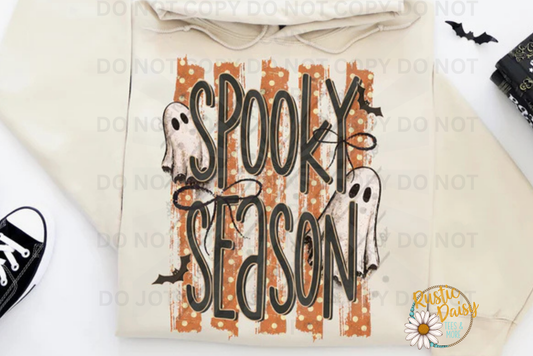 Spooky Season Orange Stripes