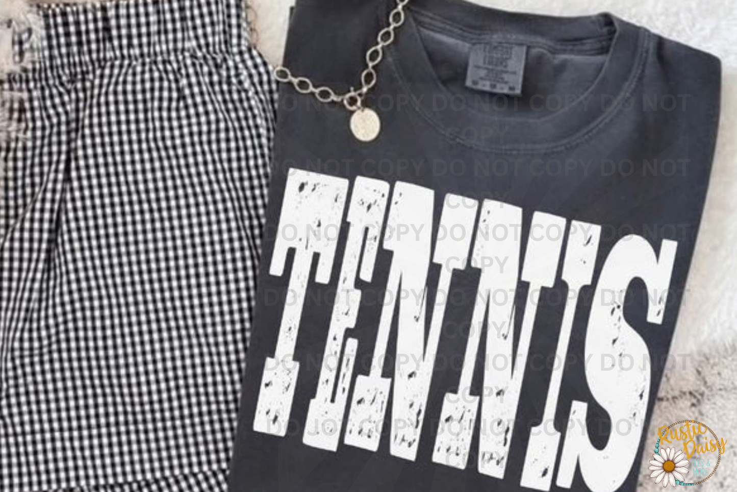 Tennis Distressed (White)