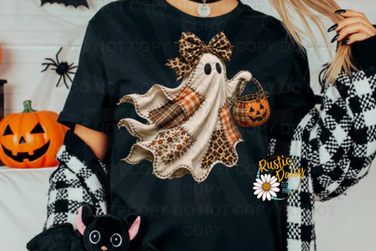 Flying Ghost With Leopard Bow