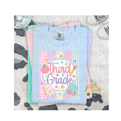 Preppy Stripes Grades Pre K - 5th