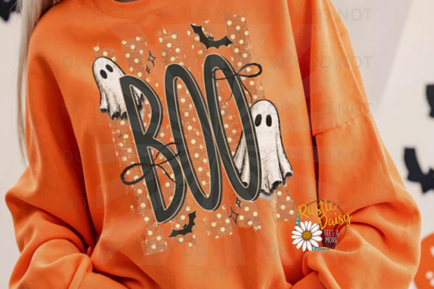 Boo With Orange Stripes