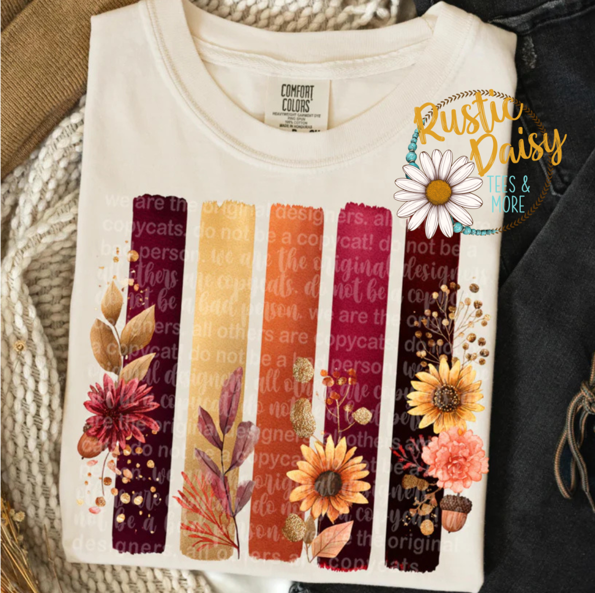 Fall Floral Brushstrokes