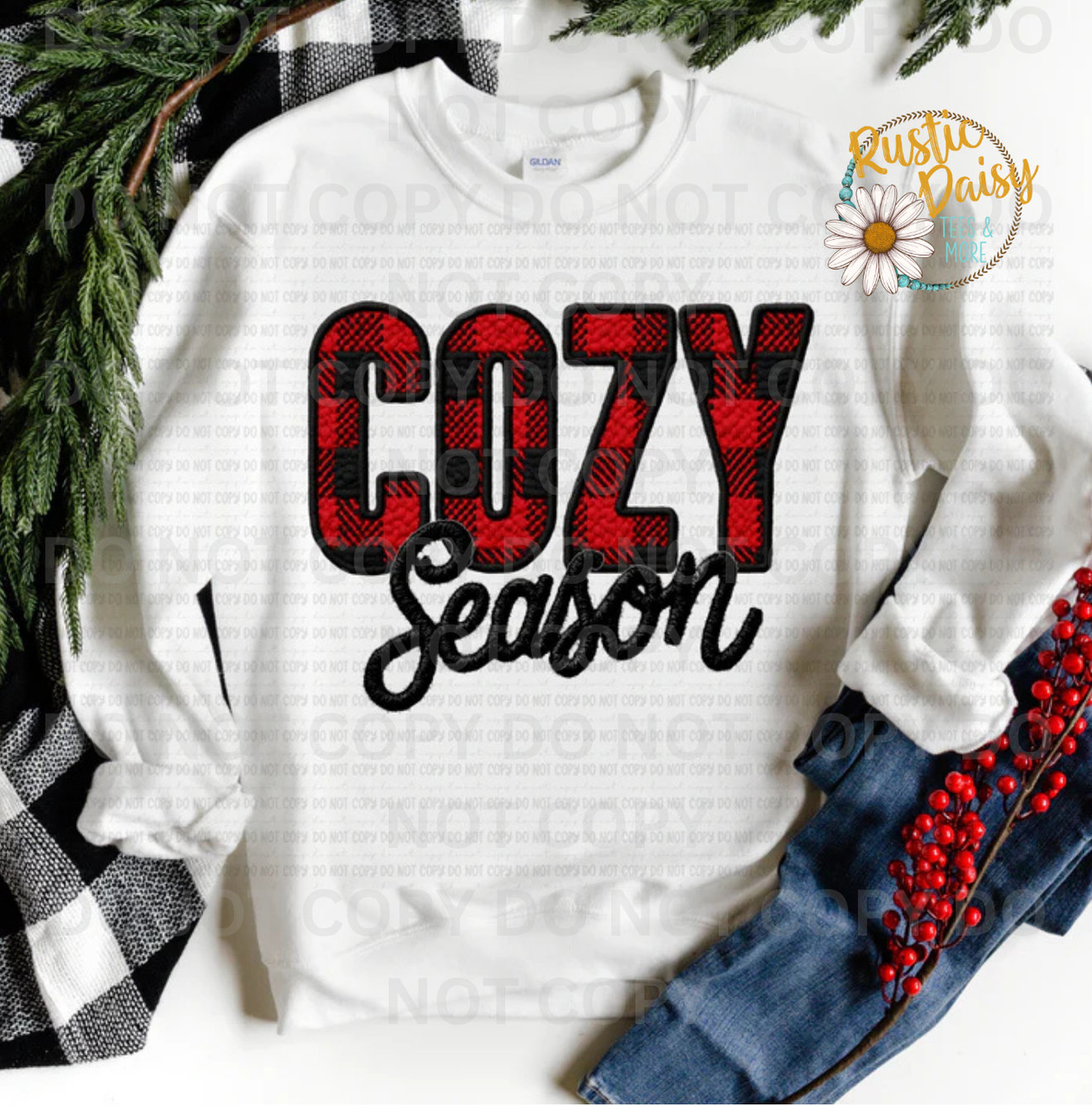 Cozy Season Red Plaid