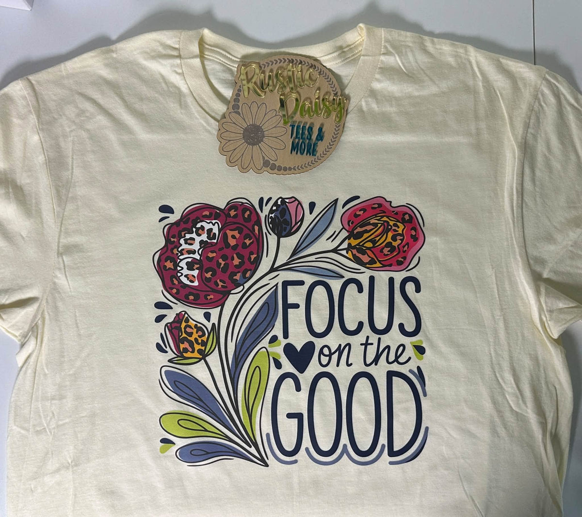 Focus On The Good Flowers (Off White)