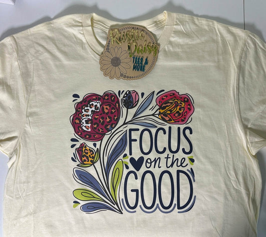 Focus On The Good Flowers (Off White)