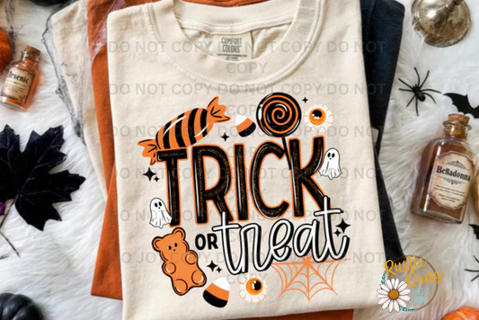 Trick or Treat Candy (NO Sleeve design short sleeve only)