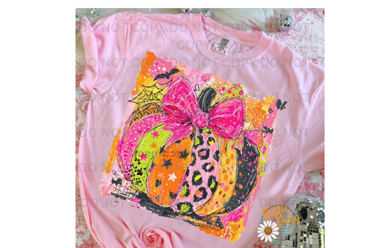 Colorful Coquette Pumpkin