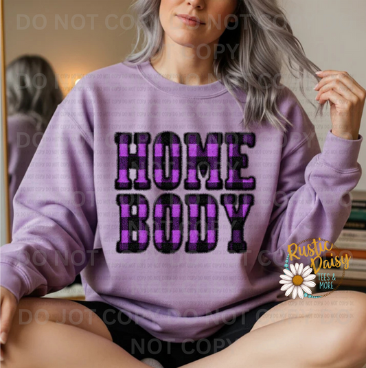 Homebody Purple Plaid