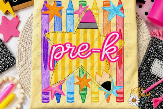 Crayons & Star (Pre-K-4th)