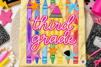 Crayons & Star (Pre-K-4th)