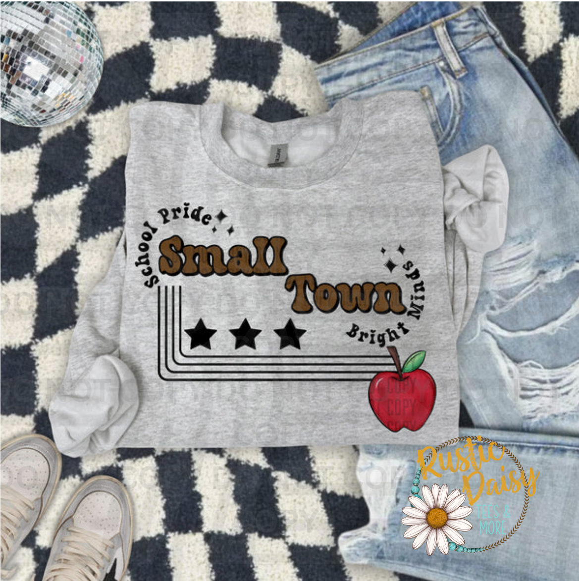 Brown: School Pride Small Town Bright Minds
