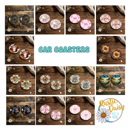 Ceramic Car Coasters